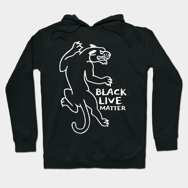 The Black Panther Wildlife Natural Hoodie by KewaleeTee